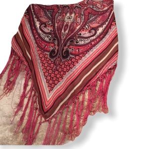 Unity wear scarf colorful tassels